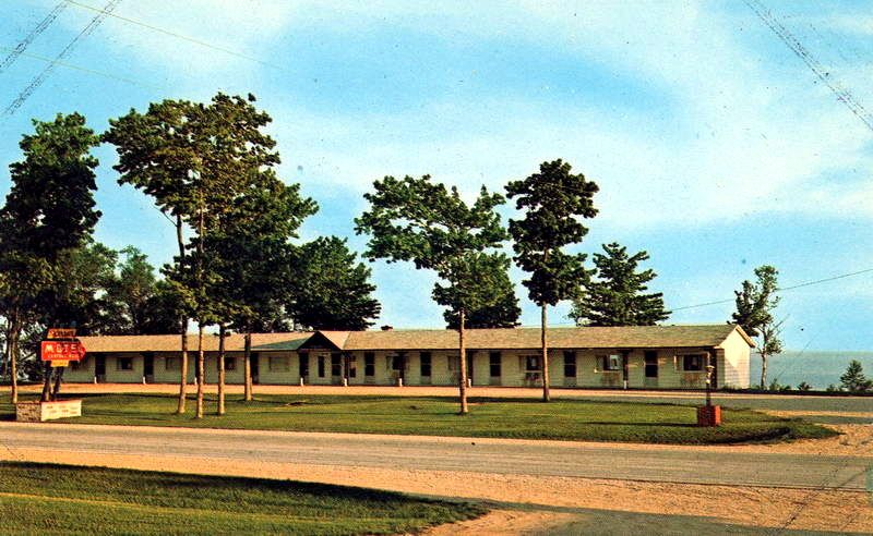 Skyline Motel - Vintage Postcard